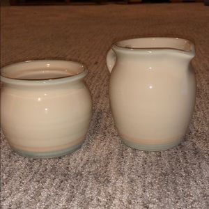 Pfaltzgraff  Sunrise creamer and sugar bowl